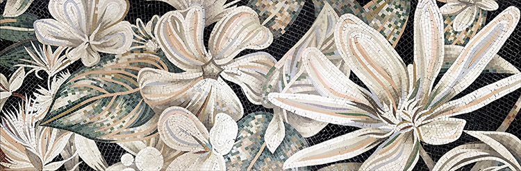 tranh gốm mosaic làm từ thủy tinh