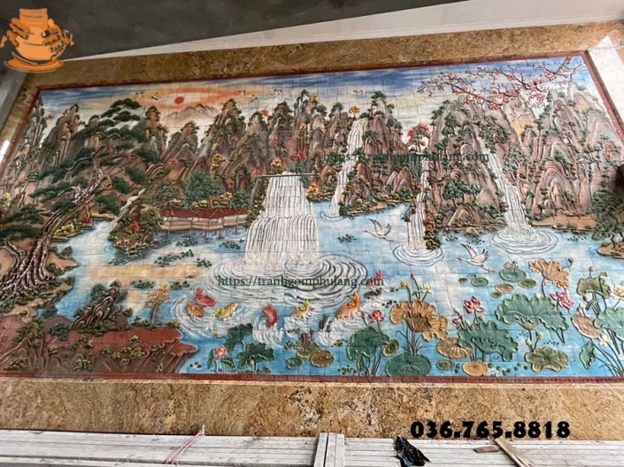 Mẫu tranh ghép mảnh có bền không