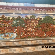 Tranh gốm Hội làng